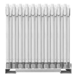 Lager- und Transporttraverse mit 20 x TL-Schrankenzaun RA1, 211 x 112 cm