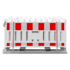Lager- und Transporttraverse mit 20 x WEMAS TL-Schrankenzaun FUTURE RA1