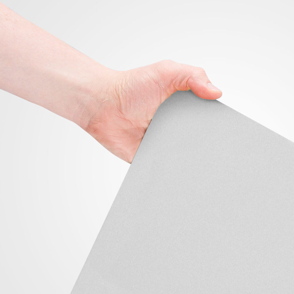 Blankoschild zur Selbstbeschriftung, neutral, RA, 42 x 42 cm