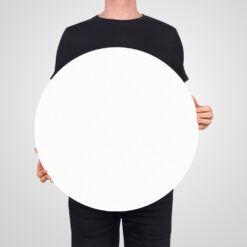 Blankoschild zur Selbstbeschriftung, neutral, RA, Ø 60 cm