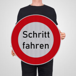 Vorschriftzeichen VZ (274), Schritt fahren