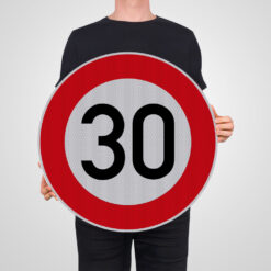 Vorschriftzeichen VZ 274-30, Zulässige Höchstgeschwindigkeit 30km/h